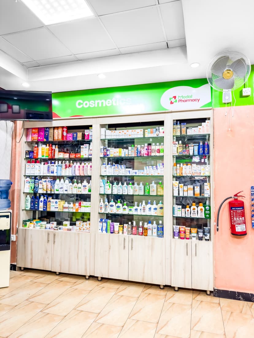 Customer being served at Medal Pharmacy